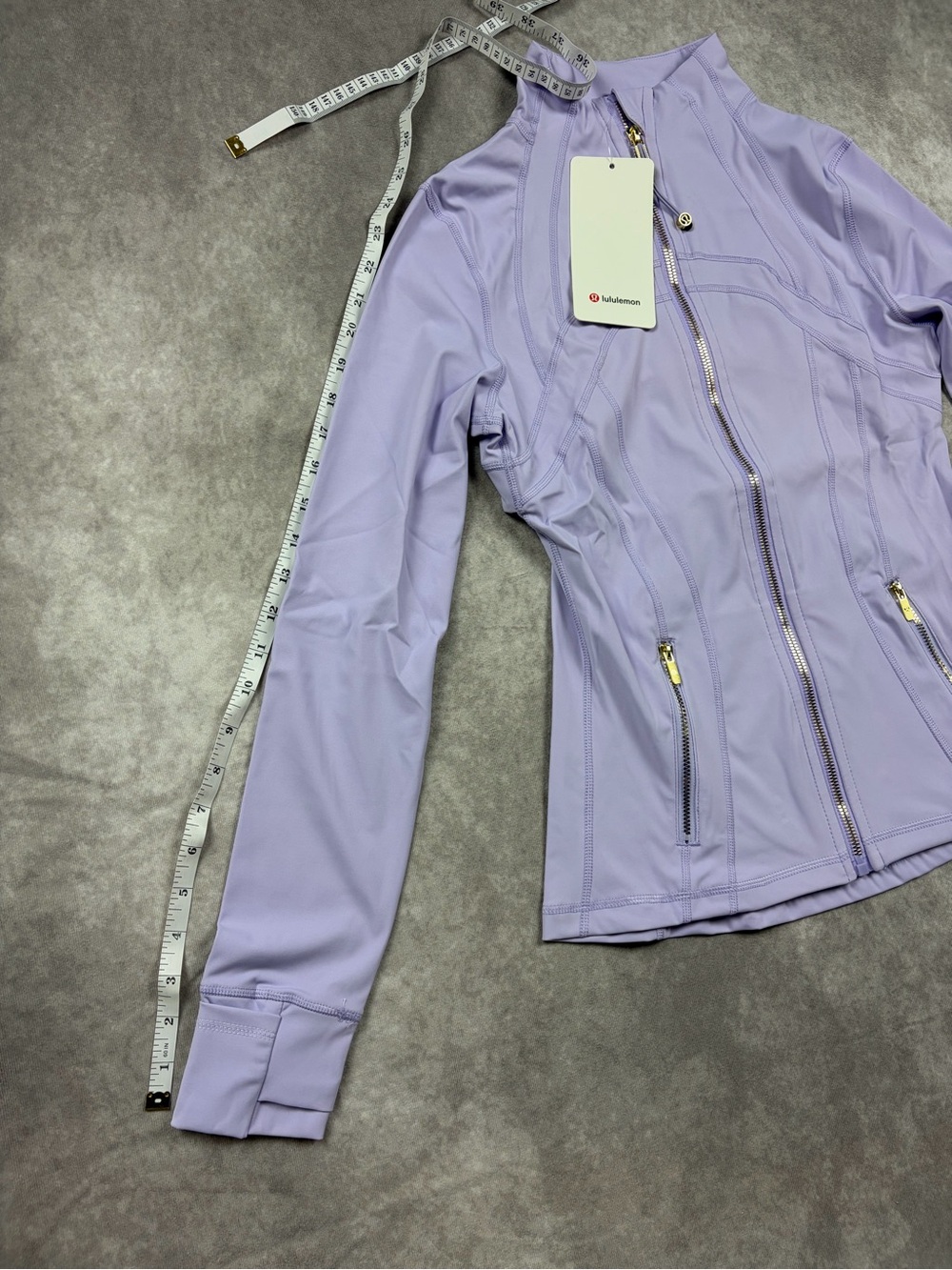 Long Sleeve Lavender Zip-Front Active Jacket Size 6 - lululemon athletica - Picture 2 of 6